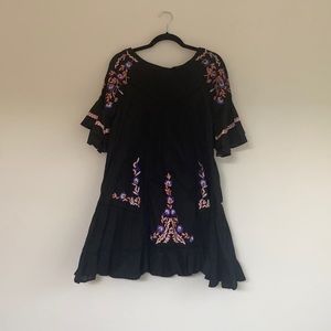 Free People Embroidered Dress